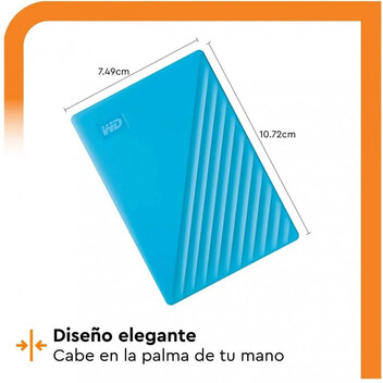 WD My Passport 2.5" 4TB USB 3.1 Azul WD My Passport 2.5" 4TB USB 3.1 Azul