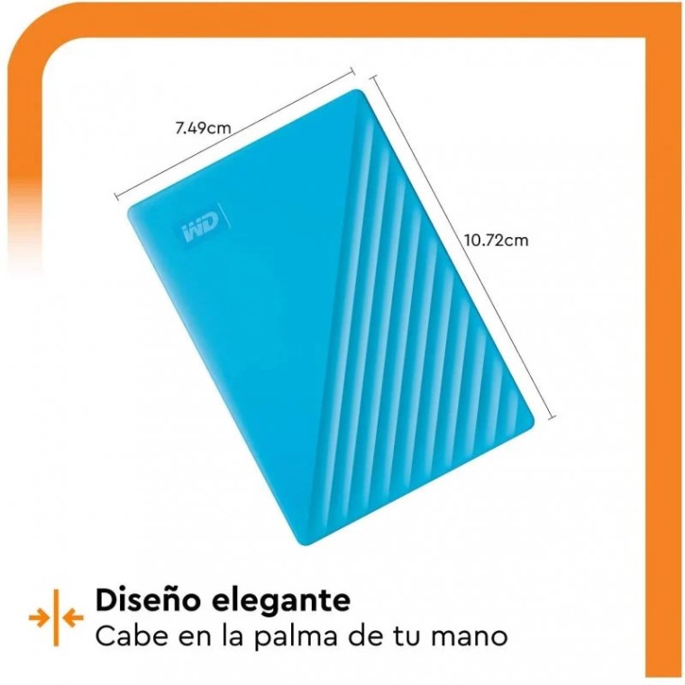 WD My Passport 2.5" 4TB USB 3.1 Azul