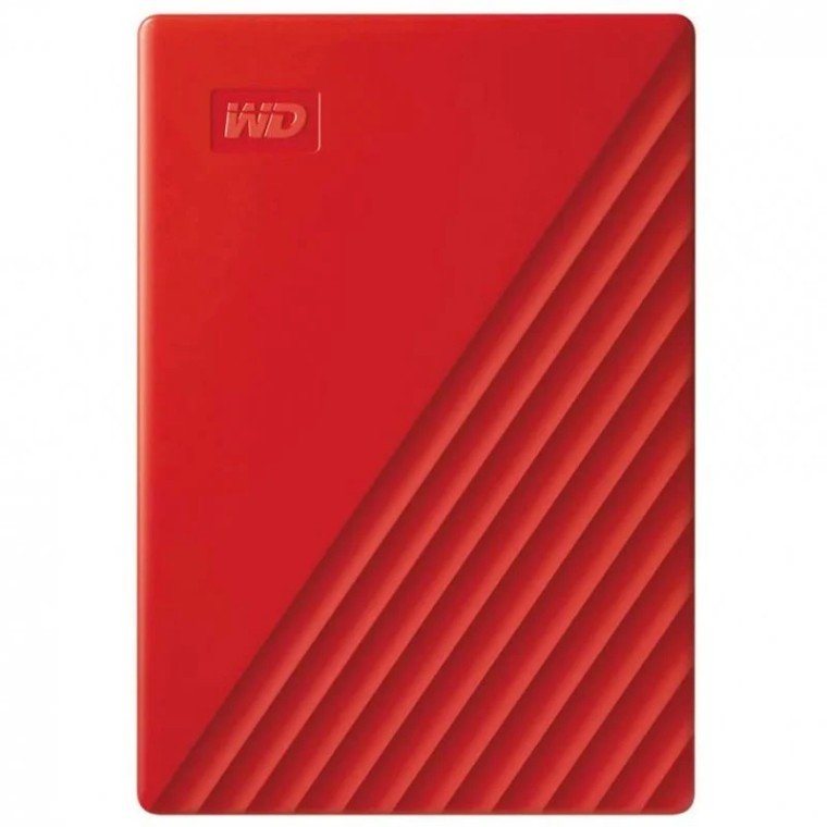 WD My Passport 4TB 2.5" USB 3.1 Rojo