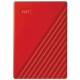 WD My Passport 4TB 2.5" USB 3.1 Rojo