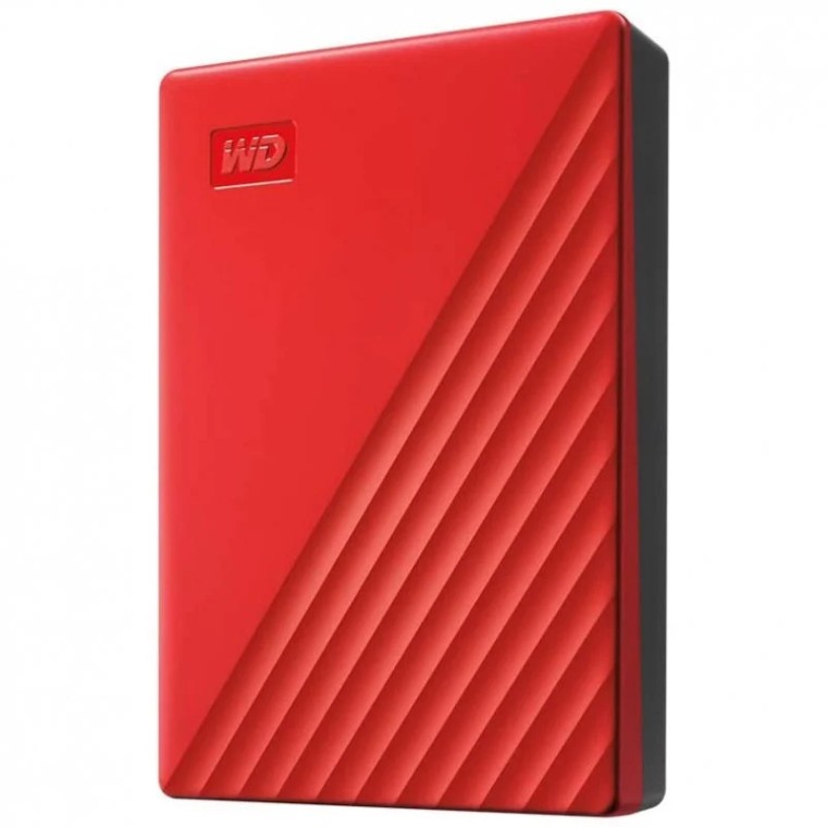 WD My Passport 4TB 2.5" USB 3.1 Rojo