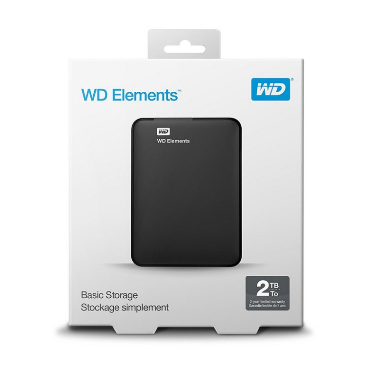 WD Elements 2TB 2.5" USB 3.0 Negro