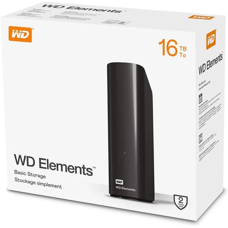 WD Elements Desktop 16TB USB 3.0