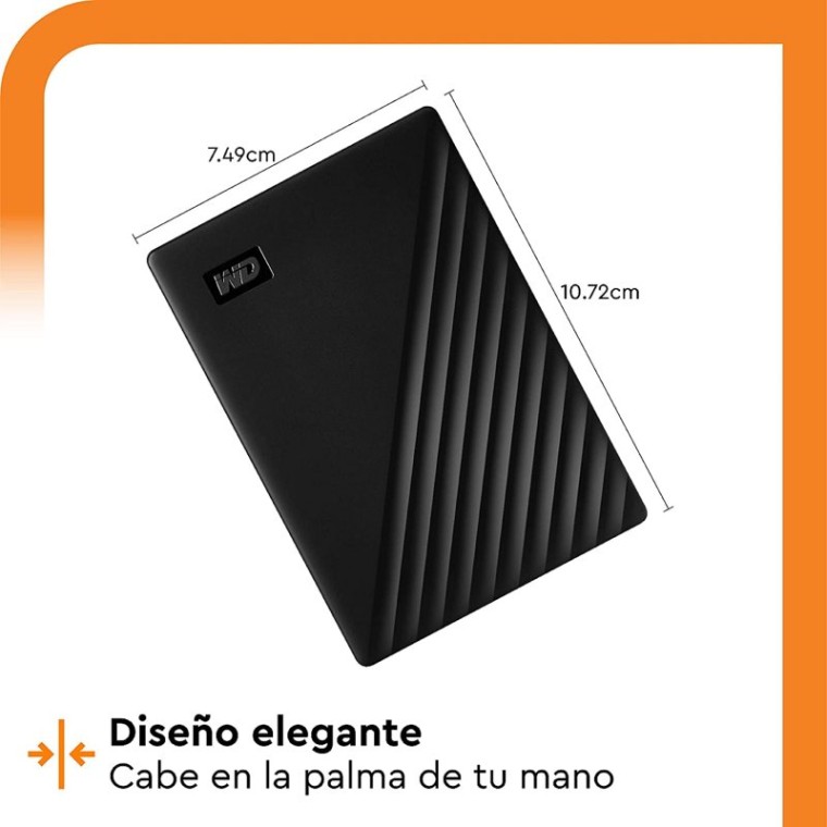 WD My Passport 2TB USB 3.0 Negro