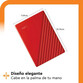 WD My Passport 2TB USB 3.1 Rojo WD My Passport 2TB USB 3.1 Rojo