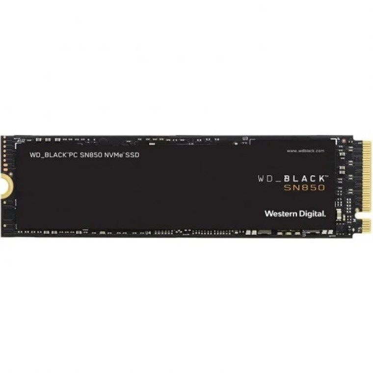 WD Black SN850 1TB SSD NVMe M.2 PCIe 4.0 sin Disipador Térmico