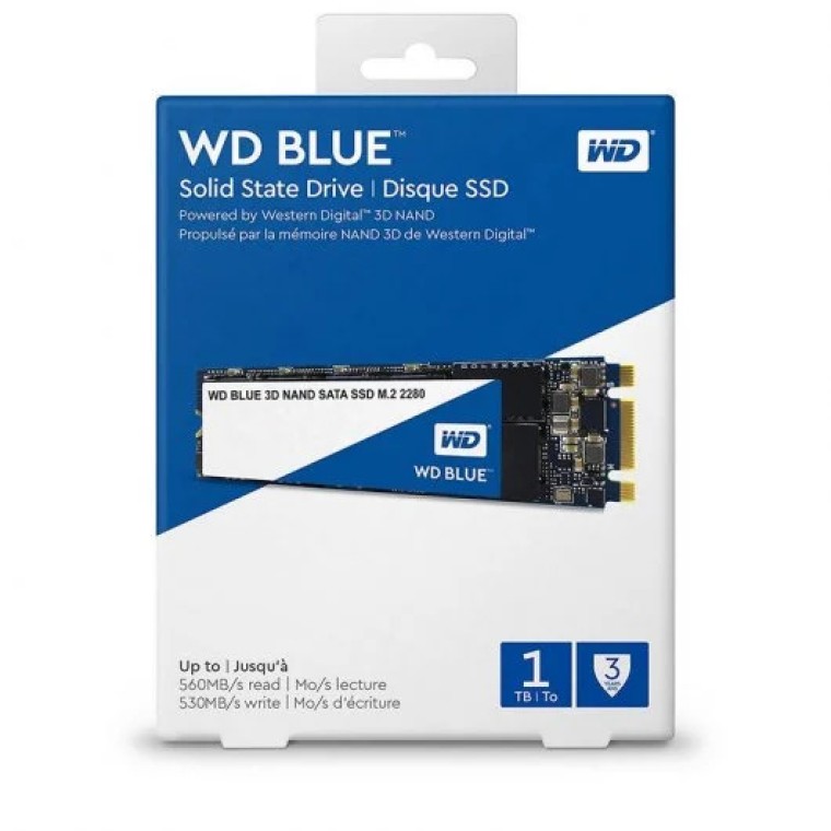 WD Blue 3D Nand SSD M.2 1TB SATA3