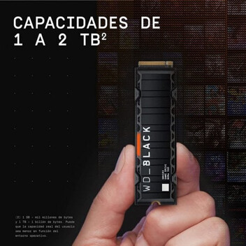 WD Black SN850X SSD 1TB M.2 2280 PCIe Gen4 NVMe Heatsink WD Black SN850X SSD 1TB M.2 2280 PCIe Gen4 NVMe Heatsink
