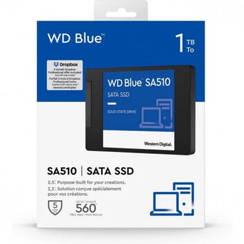 WD Blue SA510 1TB SSD SATA 3 WD Blue SA510 1TB SSD SATA 3