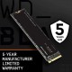 WD Black SN850 2TB SSD NVMe M.2 PCIe 4.0 sin Disipador Térmico