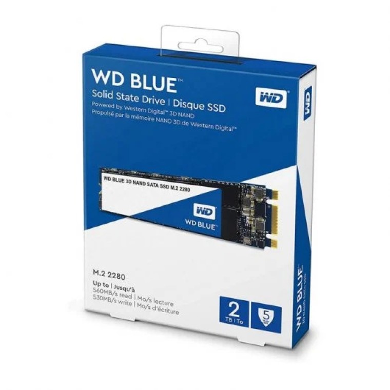 WD Blue 3D Nand SSD M.2 2TB SATA3