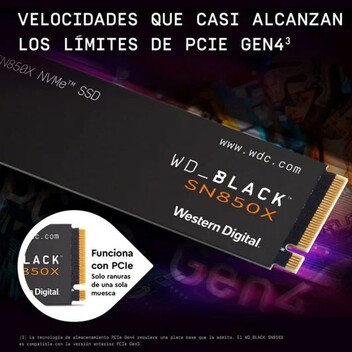 WD Black SN850X SSD 2 TB M.2 2280 PCIe Gen4 NVMe