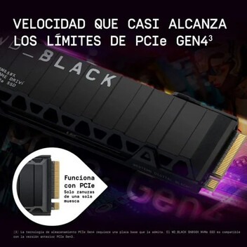 WD Black SN850X SSD 2TB M.2 2280 PCIe Gen4 NVMe Heatsink WD Black SN850X SSD 2TB M.2 2280 PCIe Gen4 NVMe Heatsink