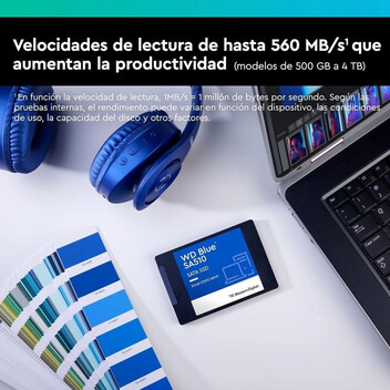 Disco Duro WD Blue SA510 2.5" 2TB SSD SATA 3 Disco Duro WD Blue SA510 2.5" 2TB SSD SATA 3