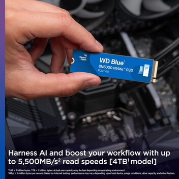 Disco Duro WD Blue SN5000 4TB Disco SSD M.2 PCIe 4.0 NVMe Gen4
