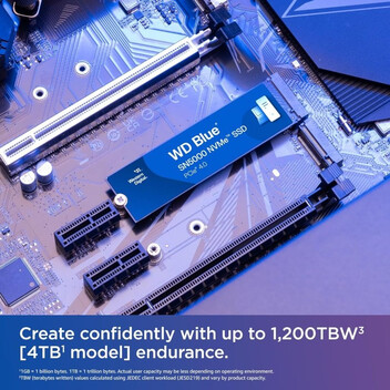 Disco Duro WD Blue SN5000 4TB Disco SSD M.2 PCIe 4.0 NVMe Gen4