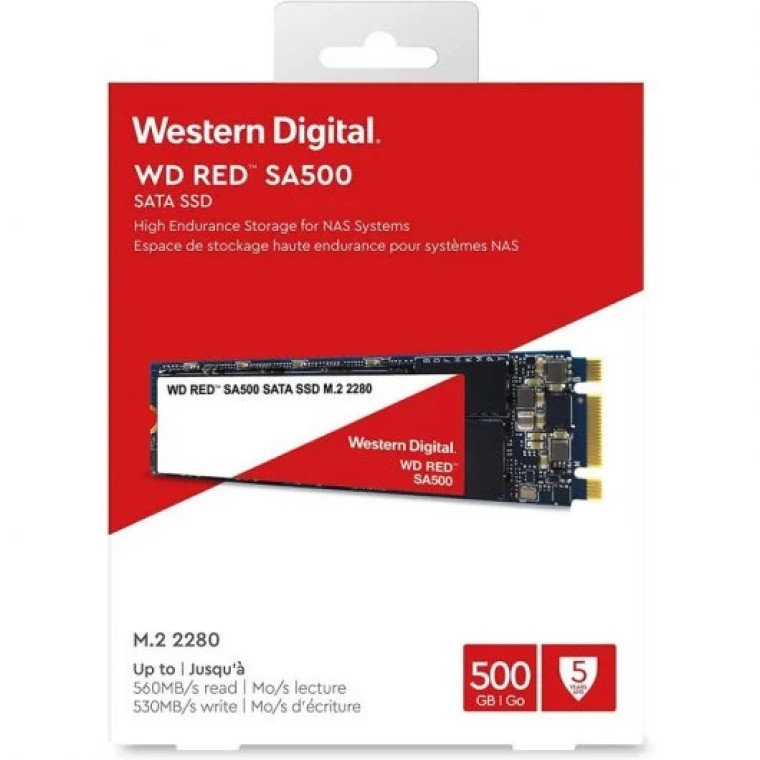 WD Red SA500 NAS 500GB SSD SATA M.2 2280