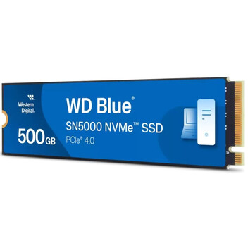 Disco Duro Western Digital 500GB NVMe 5000MB/s WD Blue SN5000 + Software Monitorización Disco Duro Western Digital 500GB NVMe 5000MB/s WD Blue SN5000 + Software Monitorización