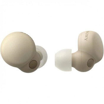 Sony LinkBuds S Auriculares Inalámbricos con Cancelación de Ruido Crema
