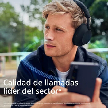 Sony WH1000XM5B.CE7 Auriculares Inalámbricos con Cancelación de Ruido Negros