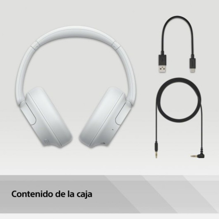 Sony WH-CH720N Auriculares Bluetooth con Cancelación de Ruido Blancos