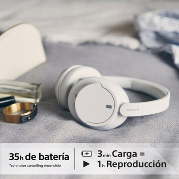 Sony WH-CH720N Auriculares Bluetooth con Cancelación de Ruido Blancos