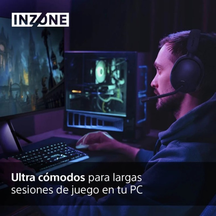 Sony Inzone H5 Auriculares Inalámbricos Gaming Negros