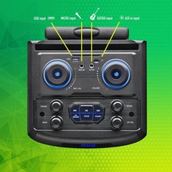 NGS Wild Dub Zero Altavoz Portátil de 120W Bluetooth y True Wireless Subwoofer 8" NGS Wild Dub Zero Altavoz Portátil de 120W Bluetooth y True Wireless Subwoofer 8"