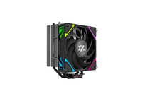 Ventilador CPU Refrigeración Aire XYZ Socket Intel AMD 120mm Thermax 4 Negro A-RGB PWM