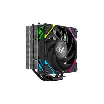 Ventilador CPU Refrigeración Aire XYZ Socket Intel AMD 120mm Thermax 4 Negro A-RGB PWM