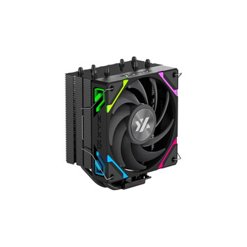 Ventilador CPU Refrigeración Aire XYZ Socket Intel AMD 120mm Thermax 4 Negro A-RGB PWM