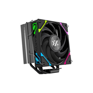 Ventilador CPU Refrigeración Aire XYZ Socket Intel AMD 120mm Thermax 4 Negro A-RGB PWM