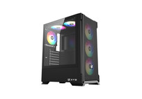 Torre PC Torre XYZ AIRONE 300-X Mesh 6x120mm ARGB Cristal Templado ATX Blanco/Negro