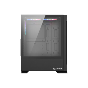Torre PC Torre XYZ AIRONE 300-X Mesh 6x120mm ARGB Cristal Templado ATX Blanco/Negro Torre PC Torre XYZ AIRONE 300-X Mesh 6x120mm ARGB Cristal Templado ATX Blanco/Negro