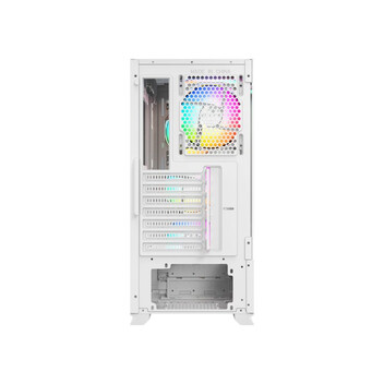 Torre PC Torre XYZ AIRONE 300 X Mesh 6x120mm ARGB Vidrio Templado ATX/USB-C Negra/Blanca