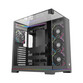 Torre PC Caja Gaming XYZ Tesseract 4 Ventiladores A-RGB/3 Vidrios Templados/ATX/Panel Ultra Panorámi