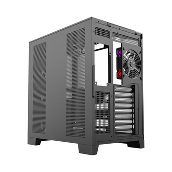 Torre PC Caja Gaming XYZ Tesseract 4 Ventiladores A-RGB/3 Vidrios Templados/ATX/Panel Ultra Panorámi