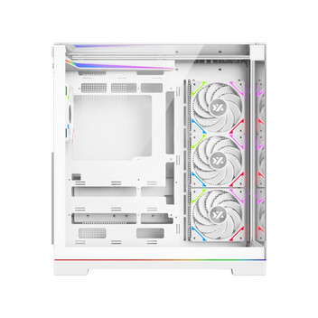 Torre PC Caja PC Gaming XYZ Tesseract Cristal 3D/4x Vortex A-RGB/ATX/USB C/Negra