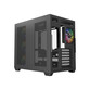 Torre PC Chasis XYZ TESSERACT X ATX Vidrio Templado 7x120mm ARGB PWM Dual Cámara USB-C Negro/Blanco