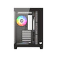 Torre PC Chasis XYZ TESSERACT X ATX Vidrio Templado 7x120mm ARGB PWM Dual Cámara USB-C Negro/Blanco