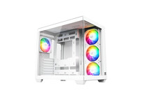 Torre PC Chasis Gaming XYZ Tesseract X ATX Vidrio Templado 7 Ventiladores ARGB USB-C Dual Cámara
