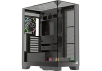 Torre PC Caja Gaming XYZ Trifecta Panorámica ATX Vidrio Templado 2x VORTEX A-RGB USB-C