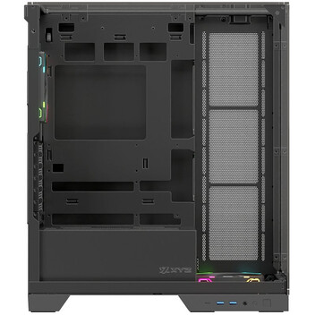 Torre PC Caja Gaming XYZ Trifecta Panorámica ATX Vidrio Templado 2x VORTEX A-RGB USB-C
