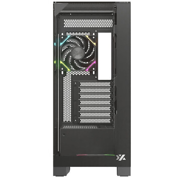 Torre PC Caja Gaming XYZ Trifecta Panorámica ATX Vidrio Templado 2x VORTEX A-RGB USB-C