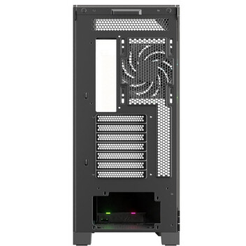 Torre PC Caja Gaming XYZ Trifecta Panorámica ATX Vidrio Templado 2x VORTEX A-RGB USB-C