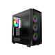 Torre PC Torre Gaming Montech X5 Black ARGB ATX 3x140mm Ventiladores Vidrio Templado