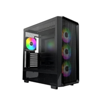 Torre PC Torre Gaming Montech X5 Black ARGB ATX 3x140mm Ventiladores Vidrio Templado Torre PC Torre Gaming Montech X5 Black ARGB ATX 3x140mm Ventiladores Vidrio Templado