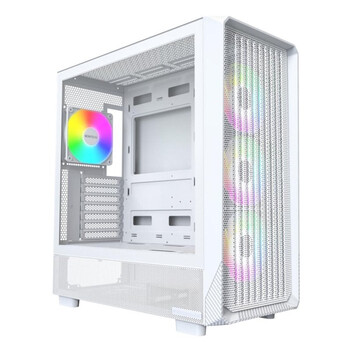 Torre PC Torre Montech X5 White ATX ARGB 4x Ventiladores USB Type-C Gaming Torre PC Torre Montech X5 White ATX ARGB 4x Ventiladores USB Type-C Gaming