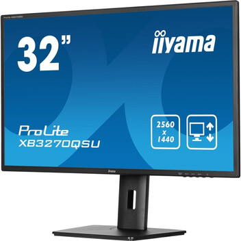 Monitor iiyama ProLite XB3270QSU-B1 32" IPS QHD 100Hz USB-A Altavoces Altura Ajustable