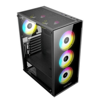 Torre PC Caja Gaming Keep Out XC-210 Glass ARGB ATX/Micro ATX/ITX Vidrio Templado Negra Torre PC Caja Gaming Keep Out XC-210 Glass ARGB ATX/Micro ATX/ITX Vidrio Templado Negra